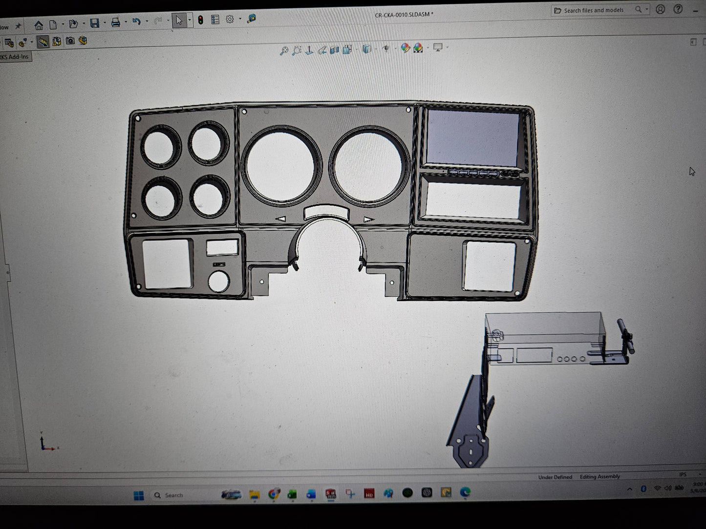 1978-1980 Chevy Pickup/K5/Suburban Touch Screen and Bezel, non-AC
