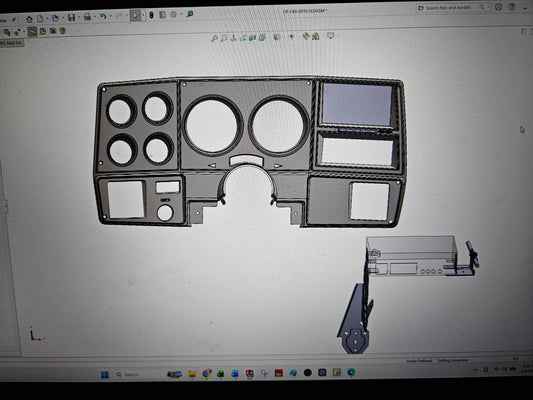 1978-1980 Chevy Pickup/K5/Suburban Touch Screen and Bezel, non-AC