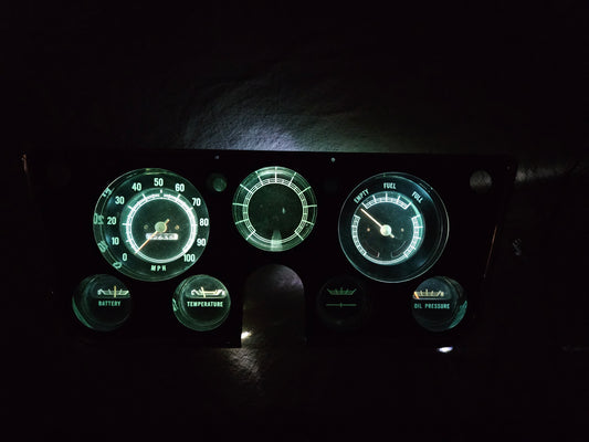 1967-1972 C/K Chevrolet/GMC Pickup/Blazer/Suburban 4 Plug Gauge Backlight Harness