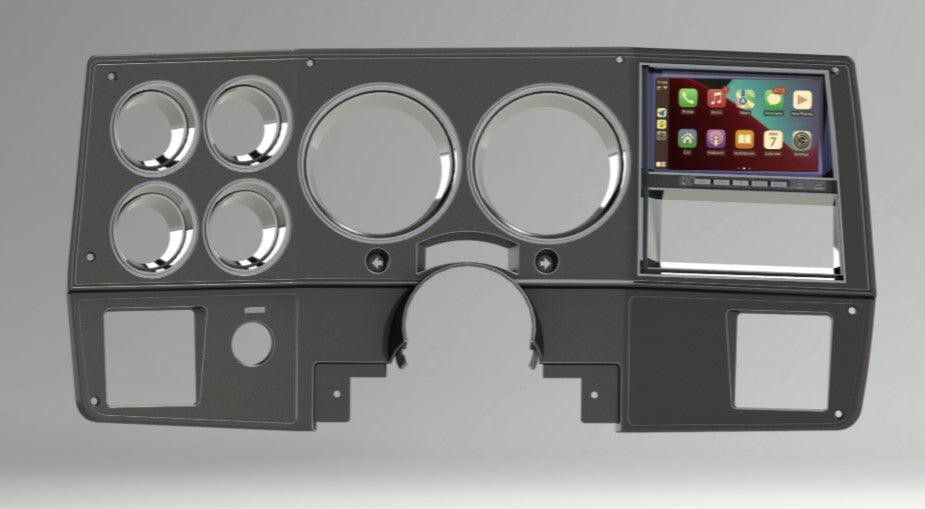 84-87 Chevy Pickup/K5/Suburban Touch Screen and Bezel, w-AC