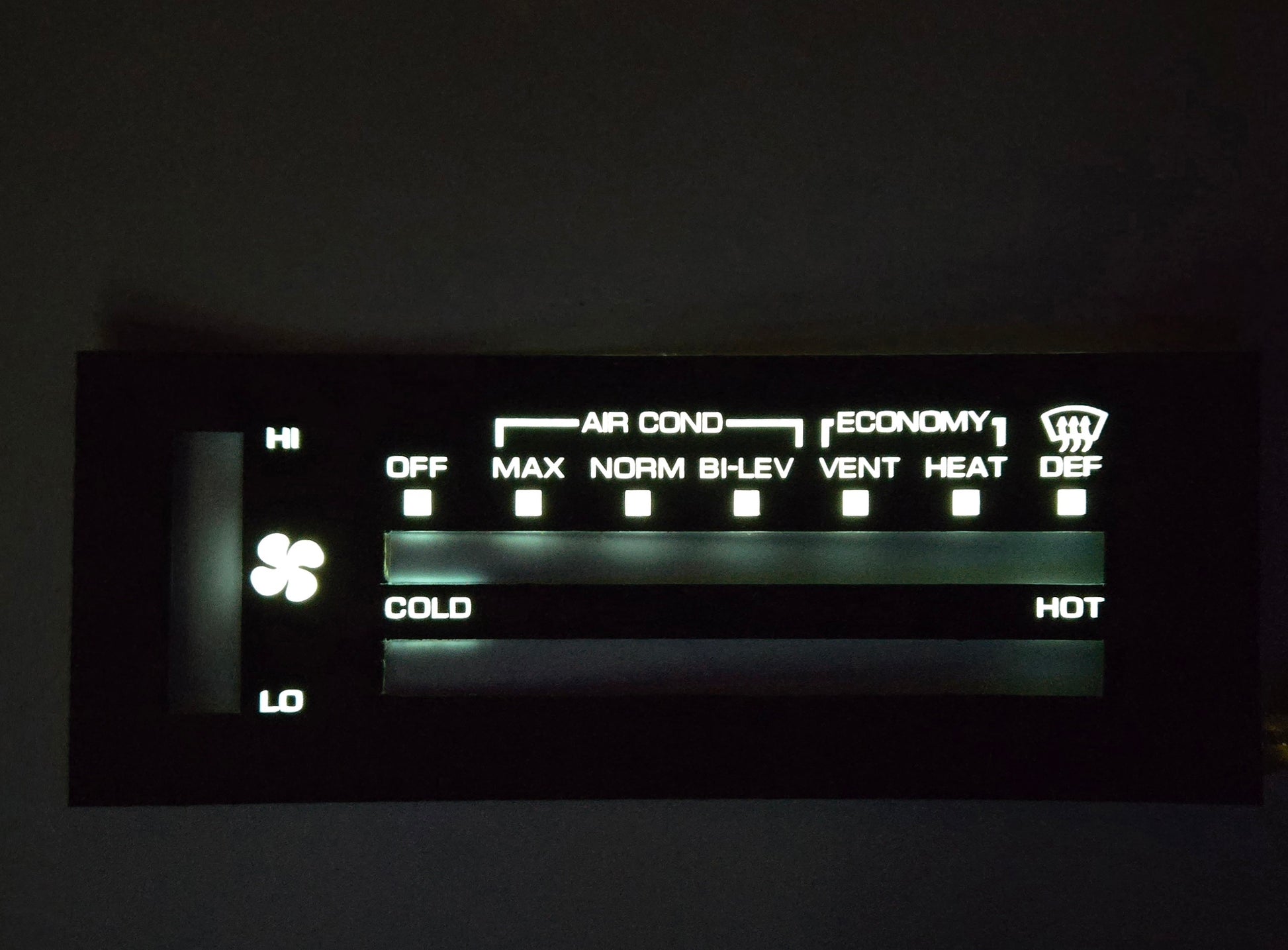 Heater Control, AC – Classic Revolution